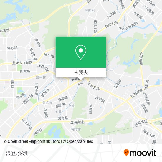 浪登地图