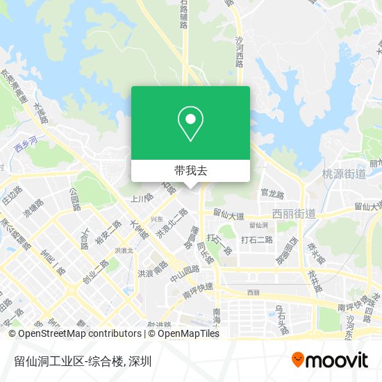 留仙洞工业区-综合楼地图