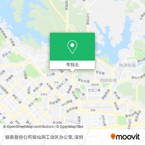 丽新股份公司留仙洞工业区办公室地图