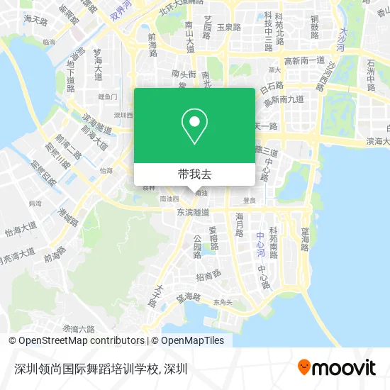 深圳领尚国际舞蹈培训学校地图