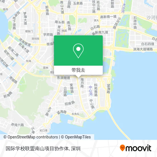 国际学校联盟南山项目协作体地图