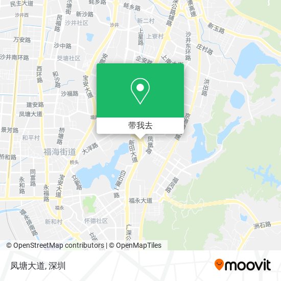 凤塘大道地图