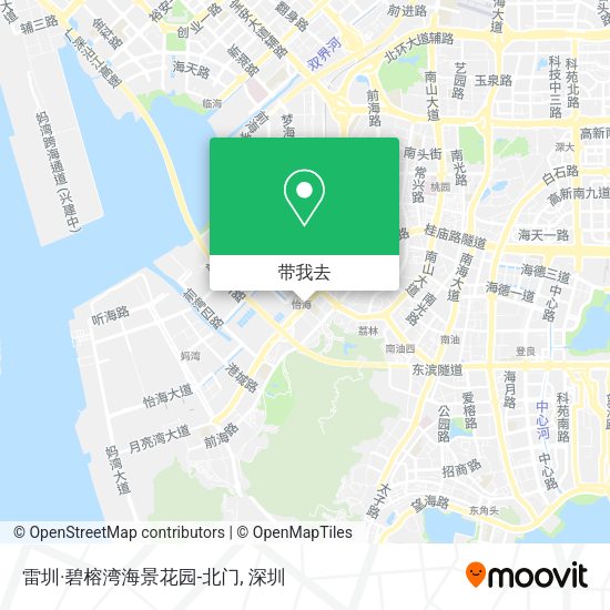 雷圳·碧榕湾海景花园-北门地图