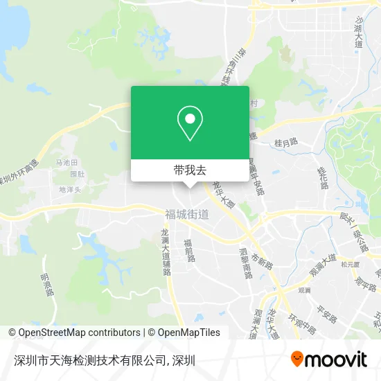 深圳市天海检测技术有限公司地图