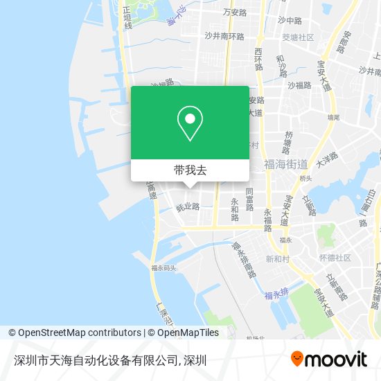 深圳市天海自动化设备有限公司地图