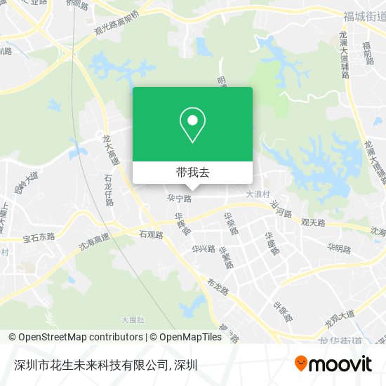 深圳市花生未来科技有限公司地图
