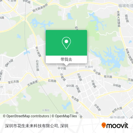 深圳市花生未来科技有限公司地图