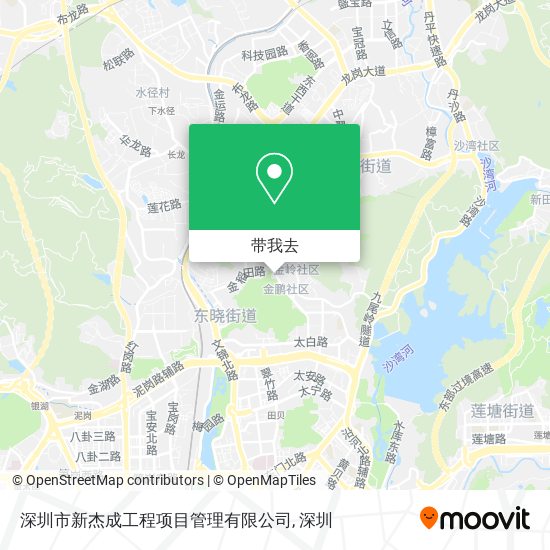 深圳市新杰成工程项目管理有限公司地图