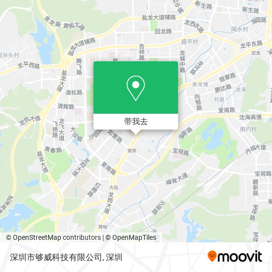 深圳市够威科技有限公司地图
