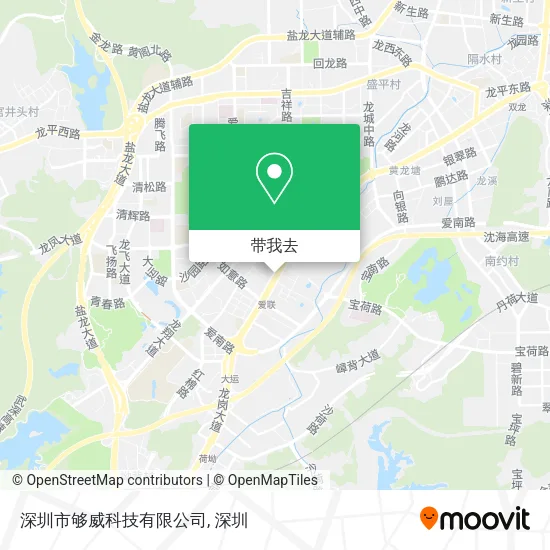 深圳市够威科技有限公司地图