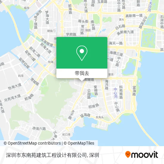 深圳市东南苑建筑工程设计有限公司地图