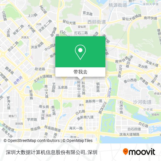 深圳大数据计算机信息股份有限公司地图