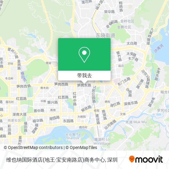 维也纳国际酒店(地王·宝安南路店)商务中心地图
