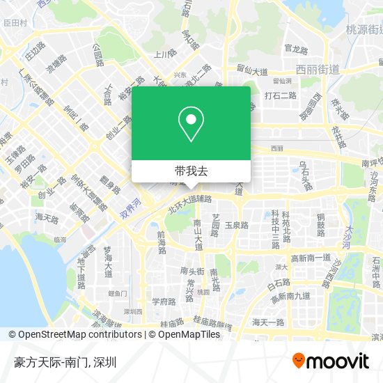 豪方天际-南门地图