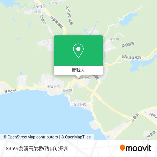 S359/葵涌高架桥(路口)地图