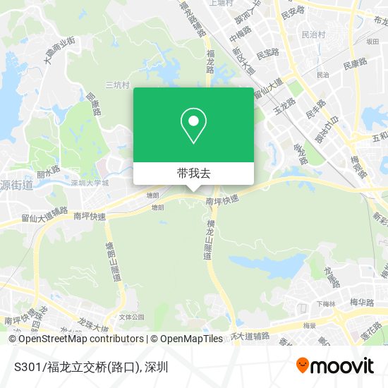 S301/福龙立交桥(路口)地图