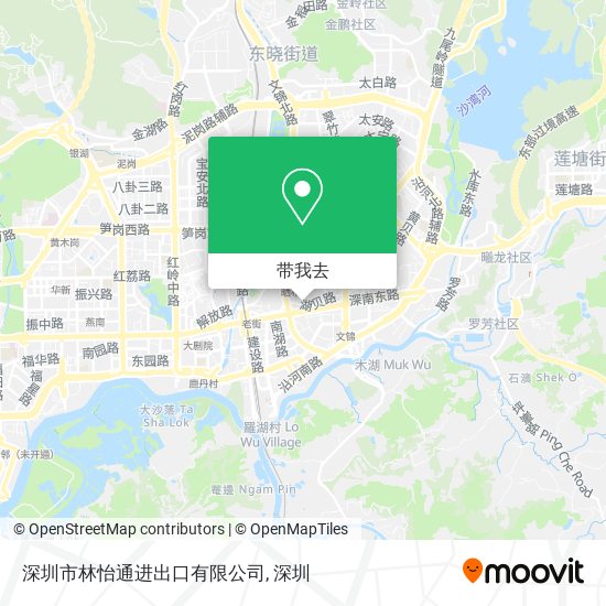 深圳市林怡通进出口有限公司地图