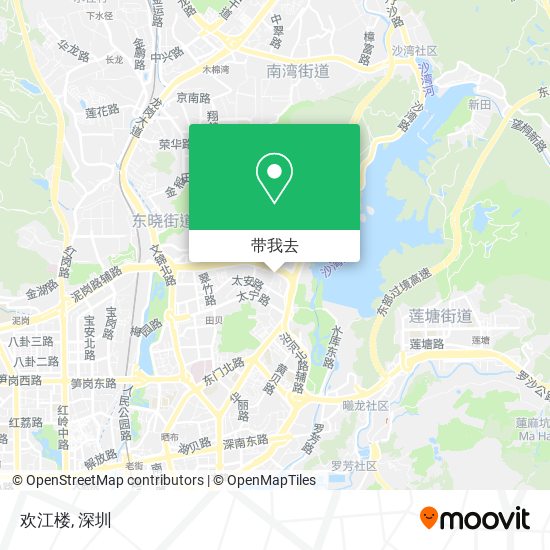 欢江楼地图
