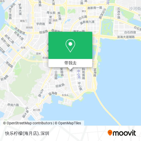 快乐柠檬(海月店)地图