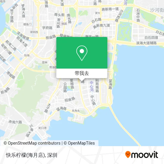 快乐柠檬(海月店)地图