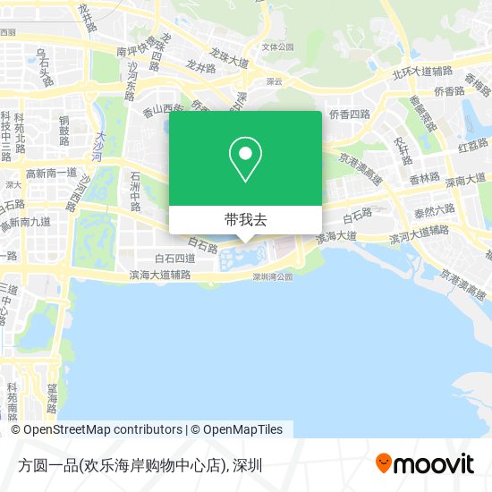 方圆一品(欢乐海岸购物中心店)地图