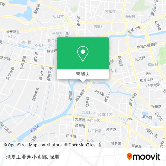 湾夏工业园小卖部地图
