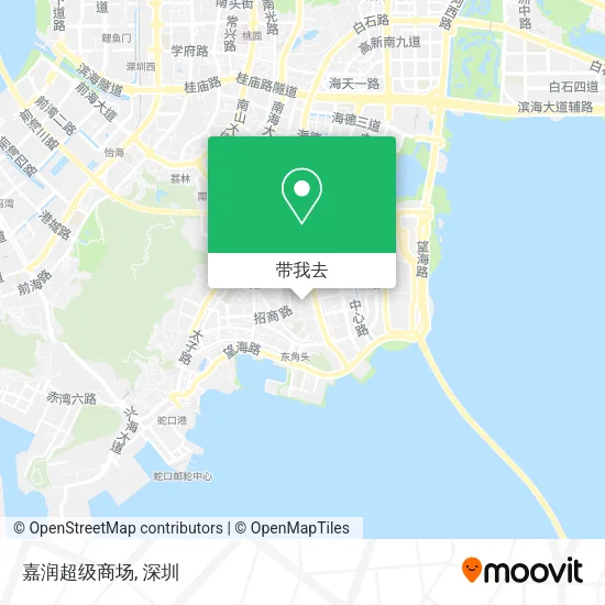 嘉润超级商场地图
