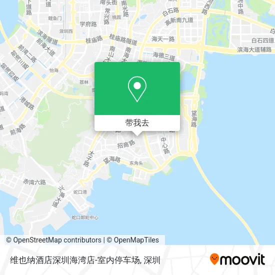 维也纳酒店深圳海湾店-室内停车场地图