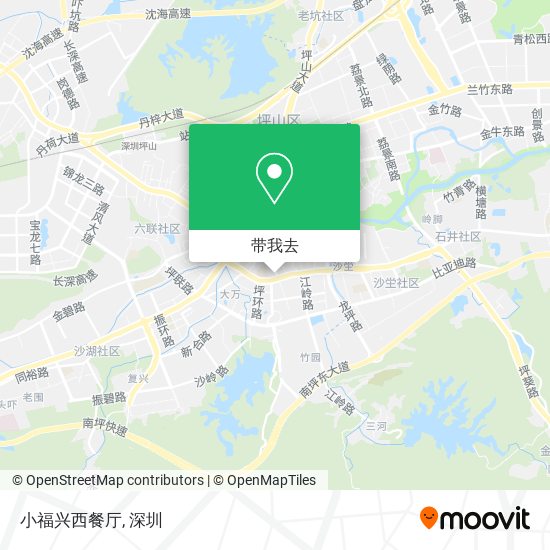 小福兴西餐厅地图