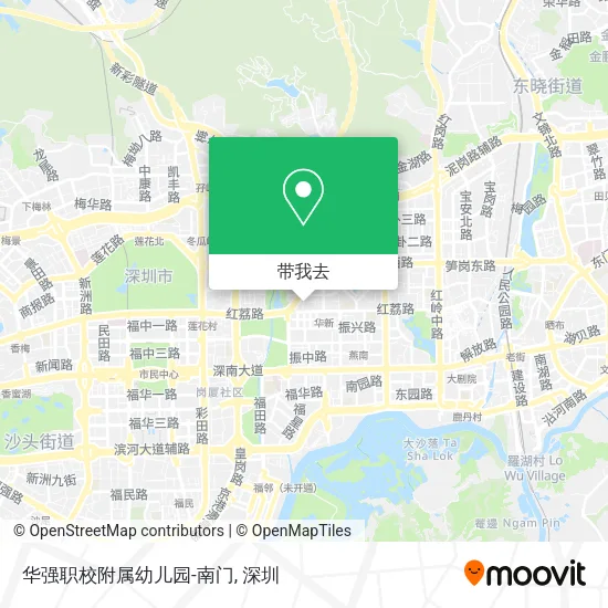 华强职校附属幼儿园-南门地图