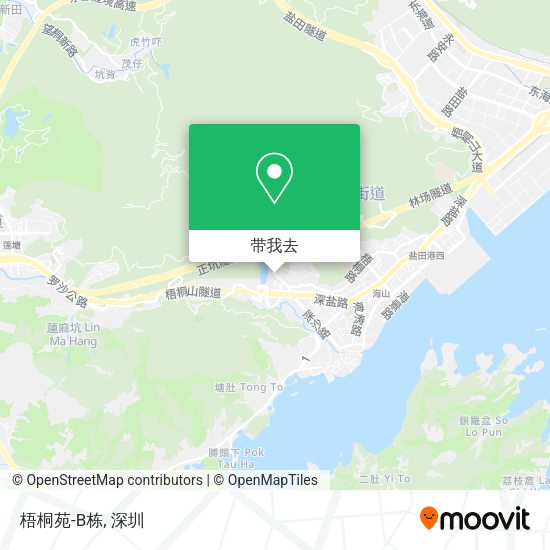 梧桐苑-B栋地图