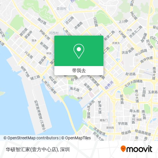 华硕智汇家(壹方中心店)地图