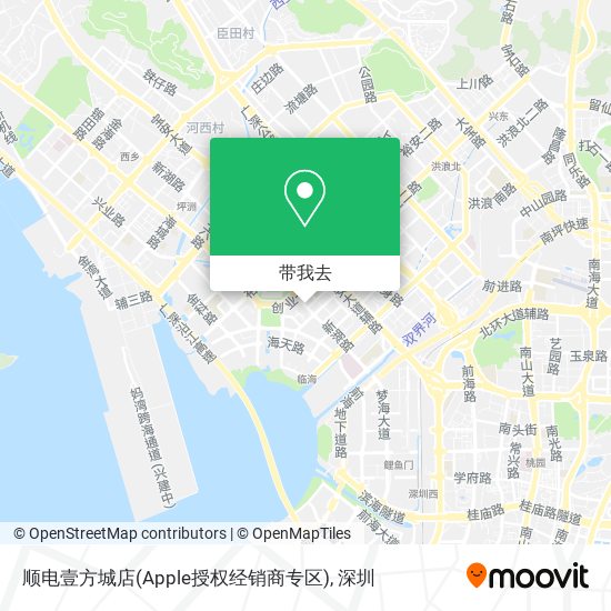 顺电壹方城店(Apple授权经销商专区)地图