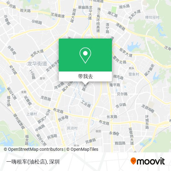一嗨租车(油松店)地图