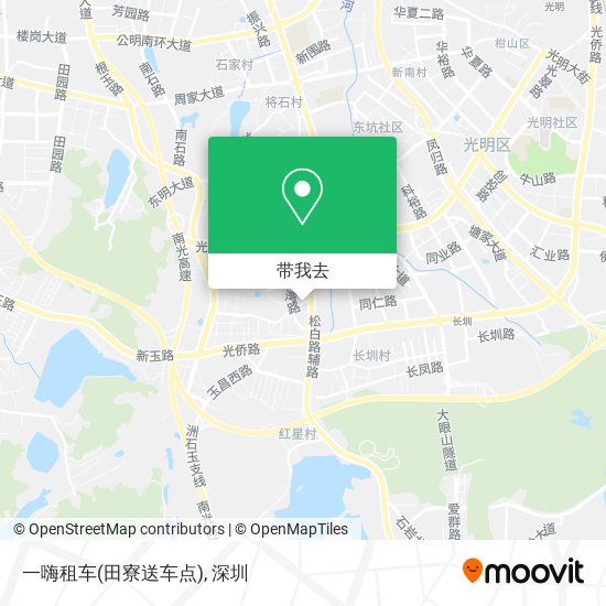 一嗨租车(田寮送车点)地图