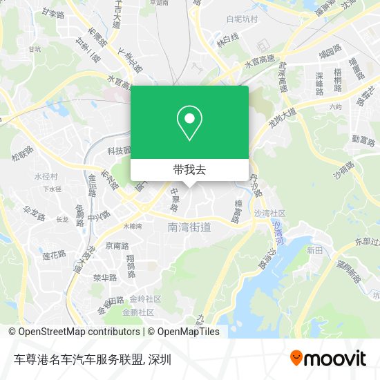 车尊港名车汽车服务联盟地图