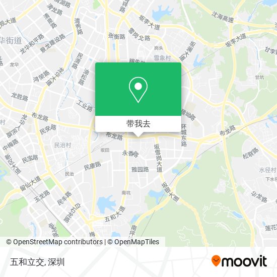 五和立交地图