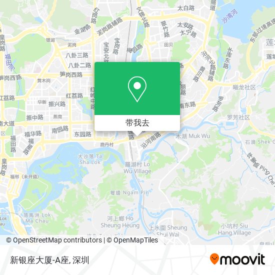 新银座大厦-A座地图