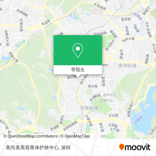 美尚美美容美体护肤中心地图