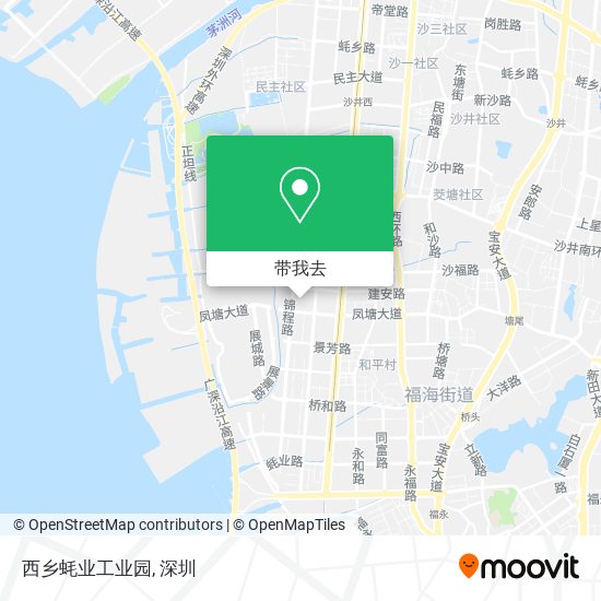 西乡蚝业工业园地图