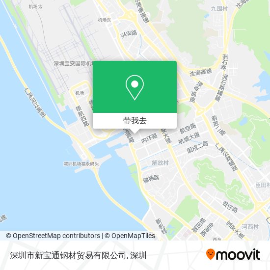 深圳市新宝通钢材贸易有限公司地图