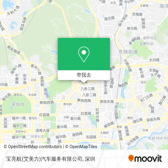 宝亮航(艾美力)汽车服务有限公司地图