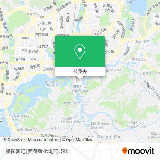 樂园源记(罗湖商业城店)地图