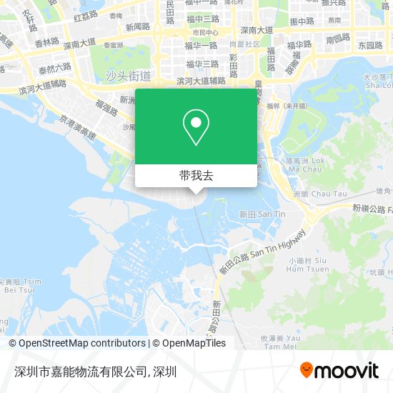 深圳市嘉能物流有限公司地图