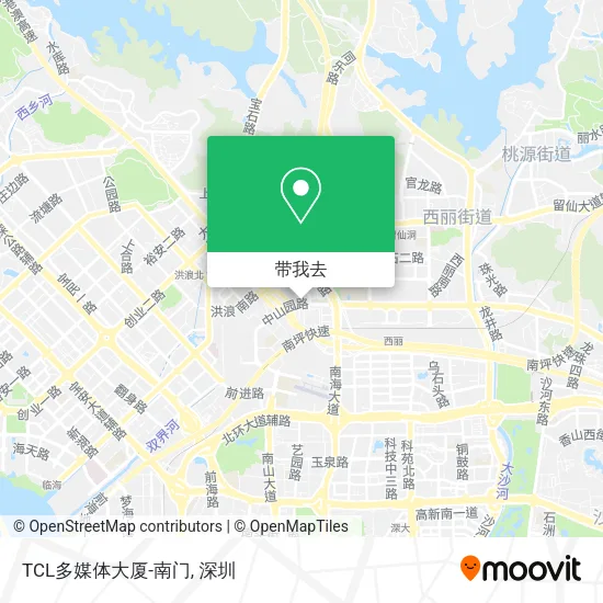 TCL多媒体大厦-南门地图