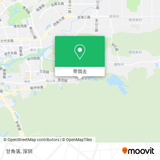 甘角落地图