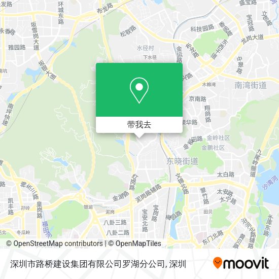 深圳市路桥建设集团有限公司罗湖分公司地图