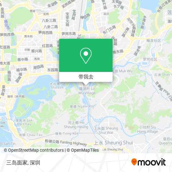 三岛面家地图