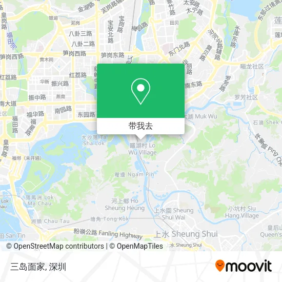 三岛面家地图