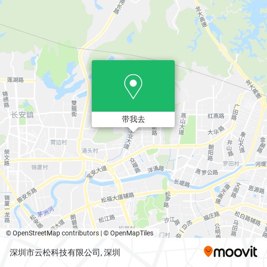 深圳市云松科技有限公司地图